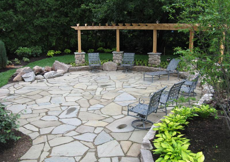20+ Best Stone Patio Ideas for Your Backyard - runtedrun