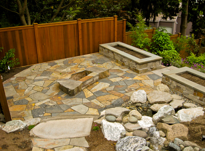20+ Best Stone Patio Ideas for Your Backyard - Home and ...