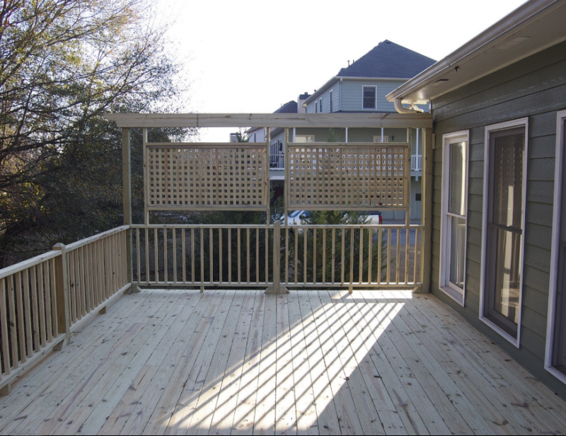 Privacy Screen for Deck Railing