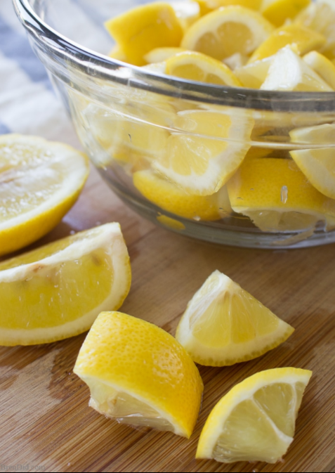 clean grout in shower use Lemon Juice