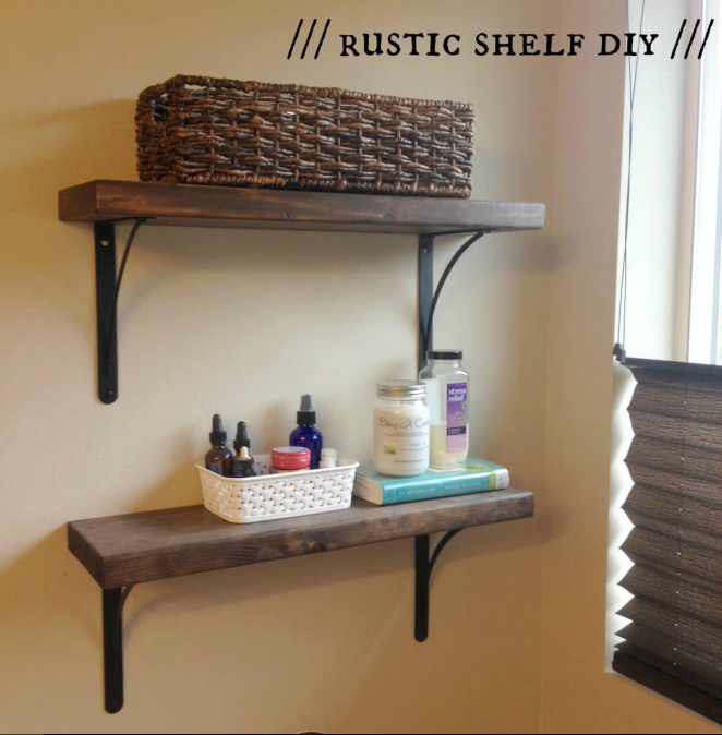 Rustically Refined Free-Form Shelves
