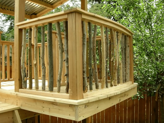 Bring Nature Home-diy deck railing
