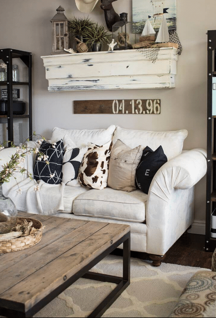 Homey Cottage Style Living Room
