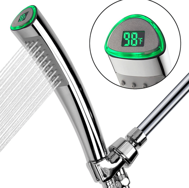 YOO.MEE Hand Held Shower Head With LCD Temperature Display