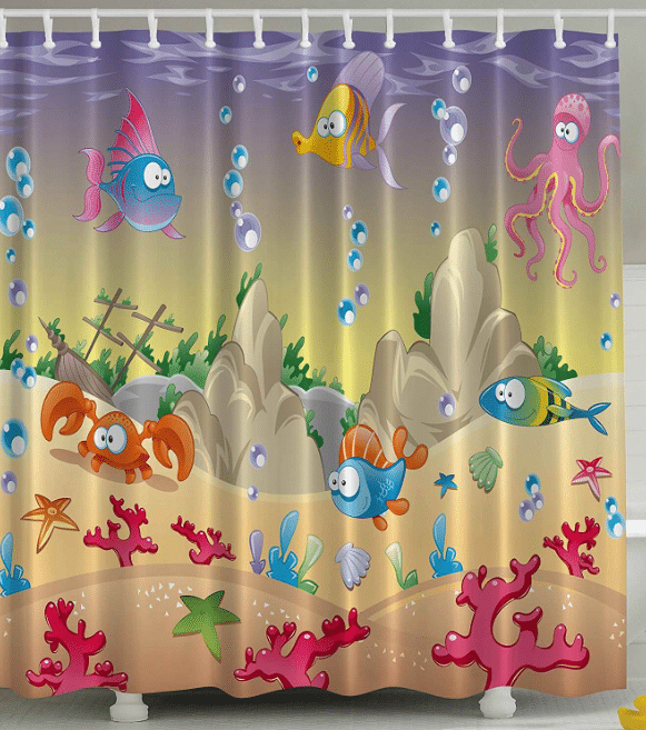 Under the Sea Shower Curtain